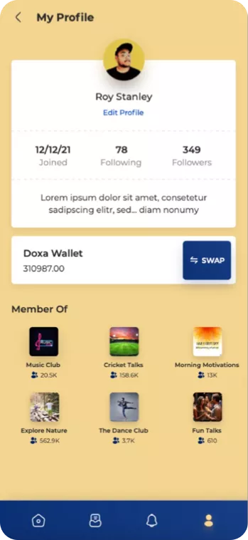 Doxa-House-User-Profile