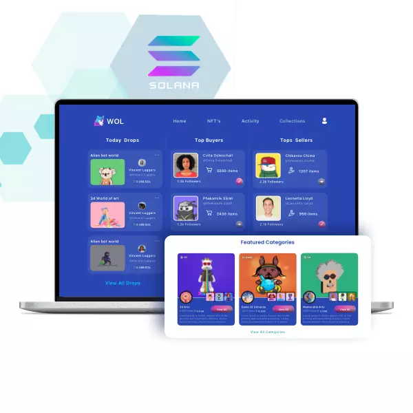 Solana NFT Marketplace App Development